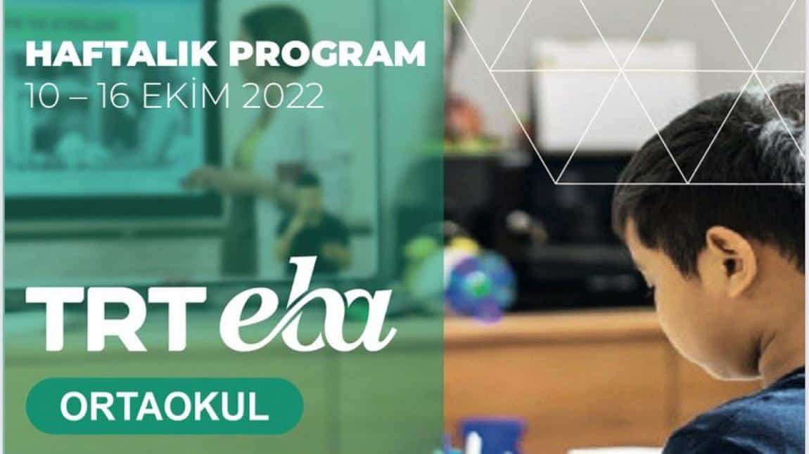 TRT EBA Ortaokul Detaylı Programı