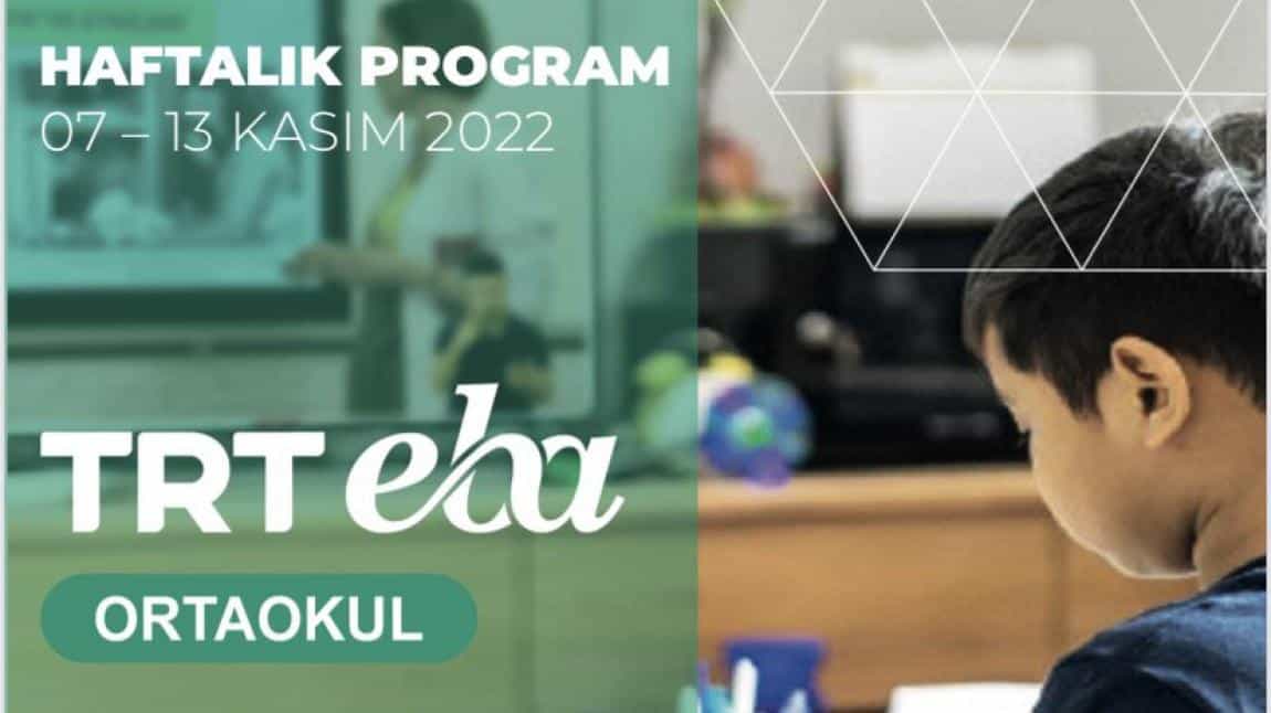 TRT EBA Ortaokul Detaylı Programı